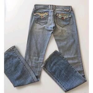 J & Company Born in California Bootcut Jeans 28×34 Y2K Ocean